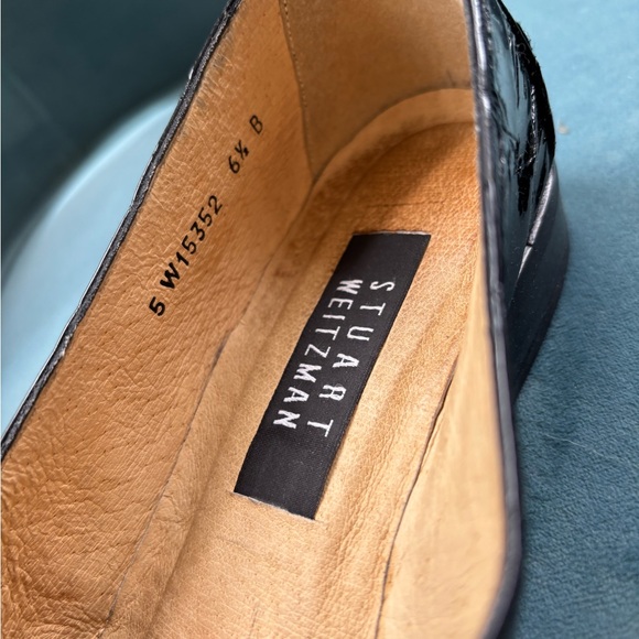 Stuart Weitzman Black Flats with Tassels - Picture 3 of 4